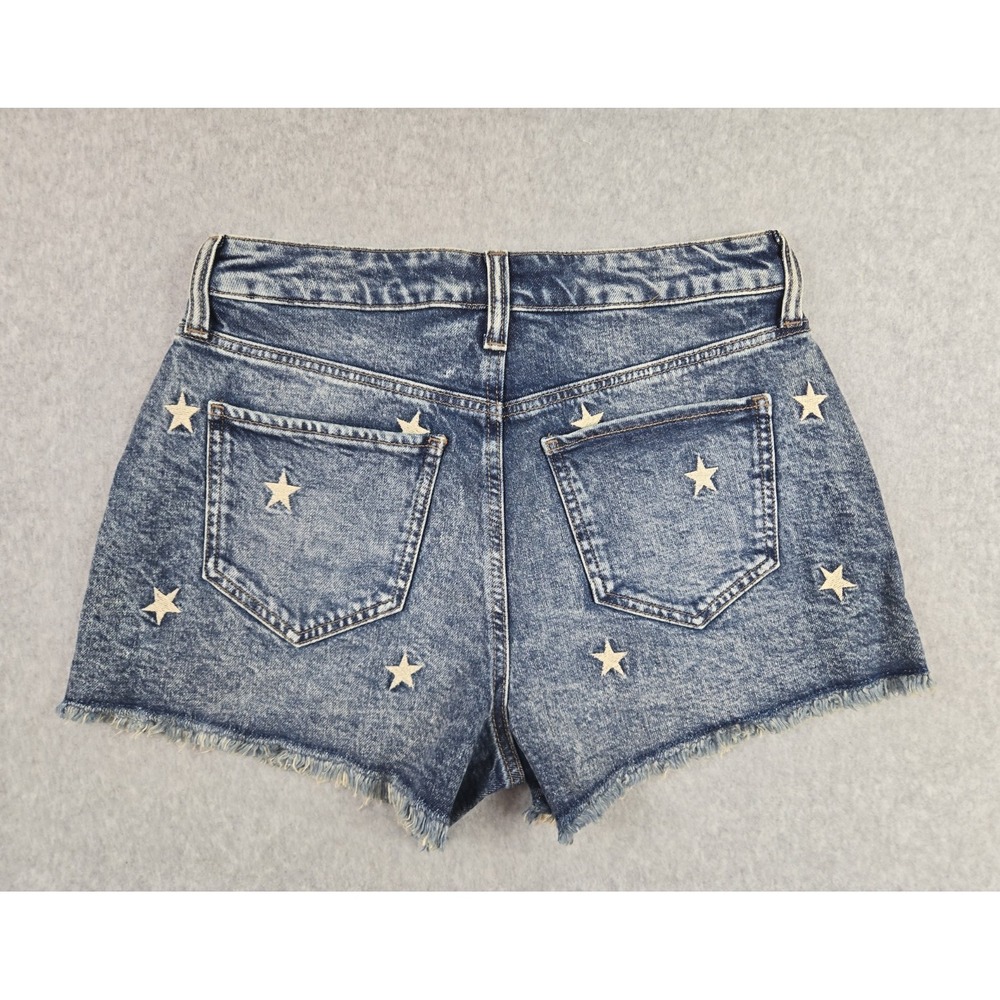 So Jean Shorts Womens Size 9 Junior Denim High Rise Cut Off w/Stars Denim NEW - Picture 3 of 6